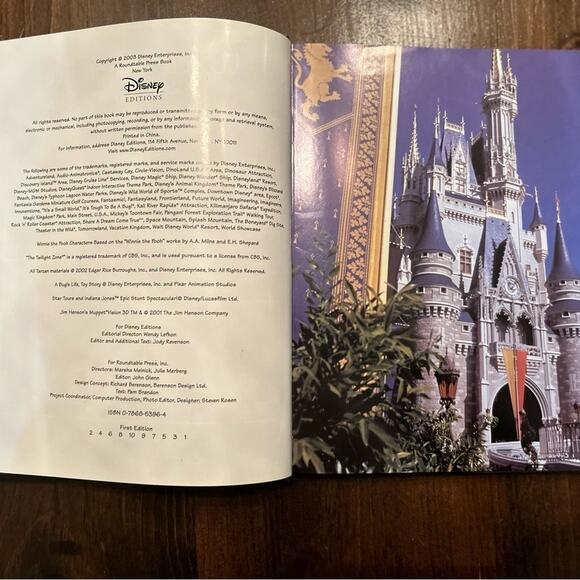 ⭐️Walt‎ Disney World Resort Where Magic Lives Hardcover Book 03 Pictorial Memory - Picture 9 of 10